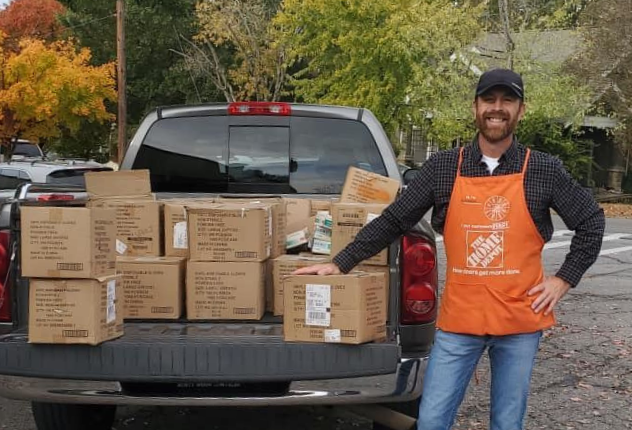  Disposable Glove Donation from Home Depot